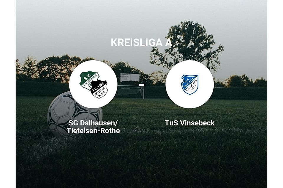 SG Dalhausen/Tietelsen-Rothe gegen TuS Vinsebeck