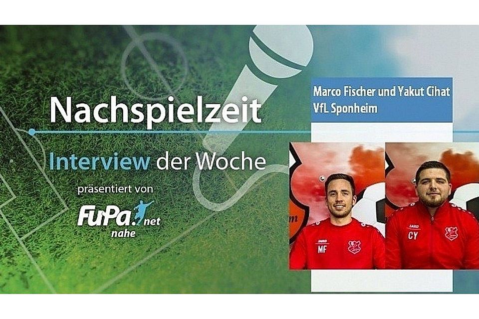 Macro Fischer und Yakut Cihat im Interview der Woche. Foto: FuPa