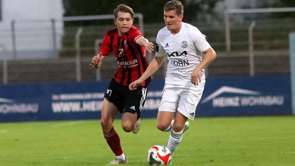Bastian Aimer (rechts) brachte die "Spiele" mit 1:0 in Führung