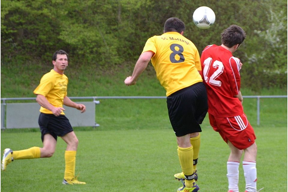 Der SC Matting sammelt Punkte F: : Markus Giesecke