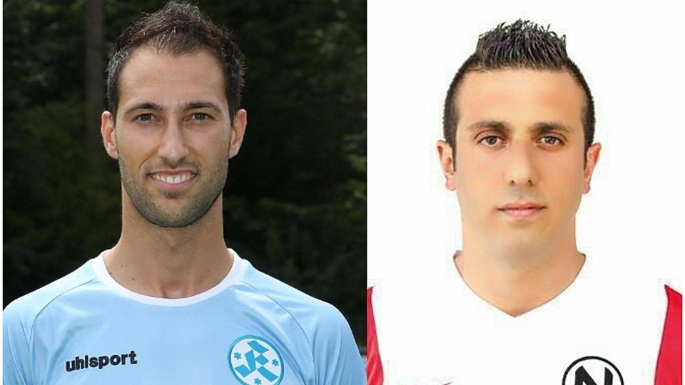 Marco Calamita und Giuseppe Catizone halten eine Rückkehr zu ihrem Heimatverein SV Fellbach für möglich. Foto: Baumann.
