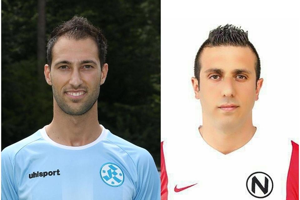 Marco Calamita und Giuseppe Catizone halten eine Rückkehr zu ihrem Heimatverein SV Fellbach für möglich. Foto: Baumann.