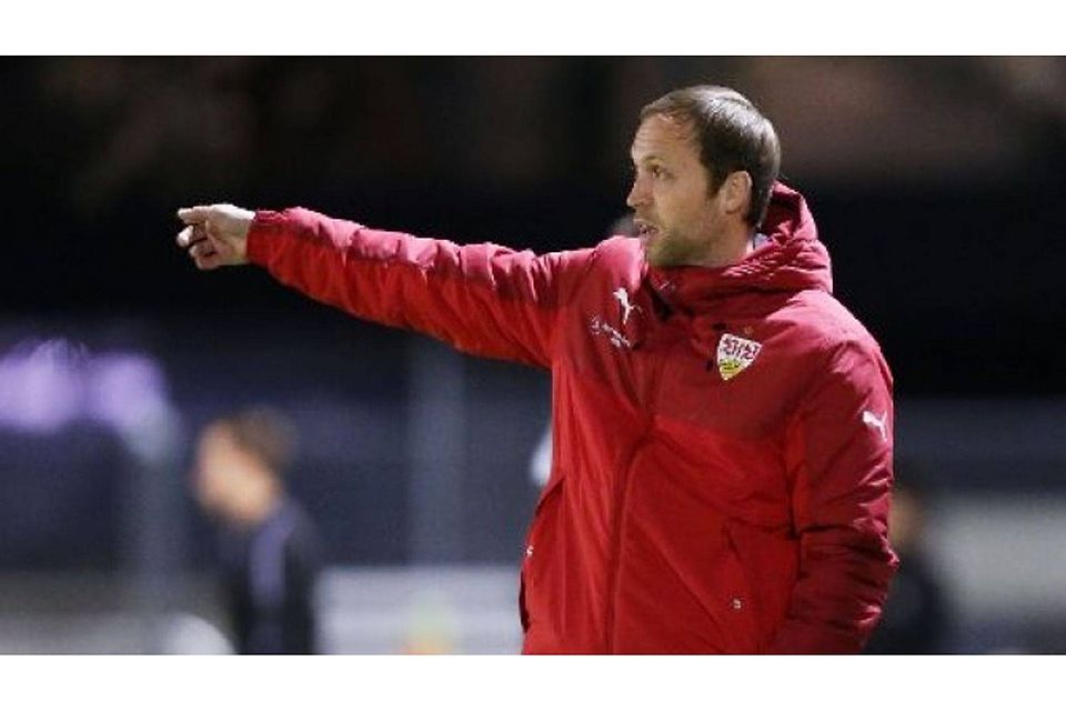 Andreas Hinkel will Trainer beim VfB Stuttgart II bleiben. Pressefoto Baumann