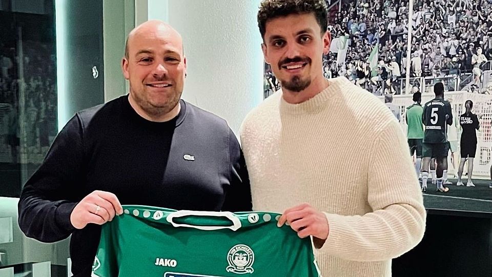 Daniel Spies (re.) ist der nächste Neuzugang, den Tobias Grimm zum VfB Eichstätt locken konnte.