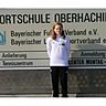Julia Lankes bei ihrer erster Nominierung für die Bayernauswahl an der Sportschule Oberhaching.