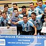 Der SV Seligenporten feiert den bayerischen Hallentitel 2013. F: Gross