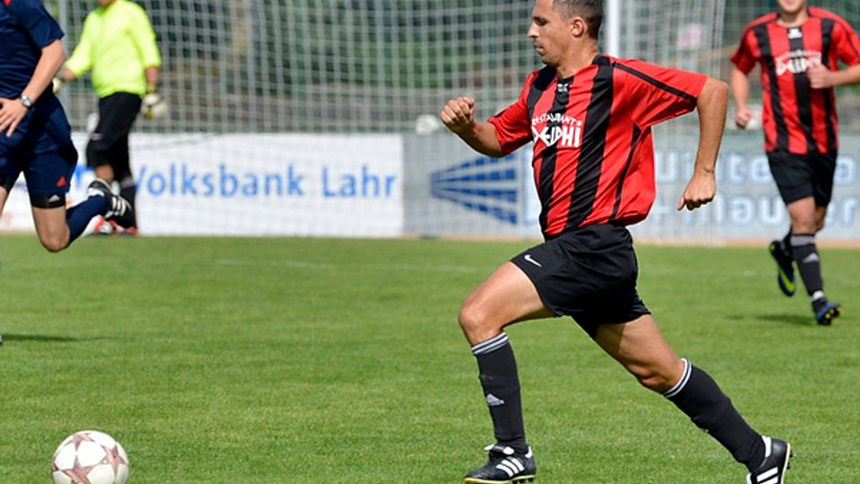 Spielertrainer, Regisseur und Doppeltorschütze: Jan Ernst vom FC Weisweil. | Foto: Daniel Thoma