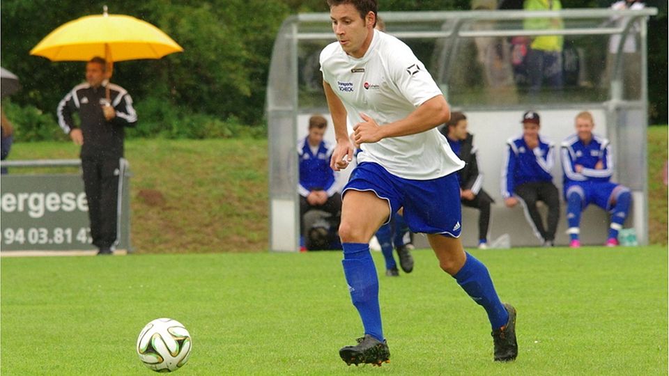 F: Foto Abwehrchef Thomas Stehr steuerte bem 4:0 Heimerfolg gegen Hainsacker einen Treffer bei.