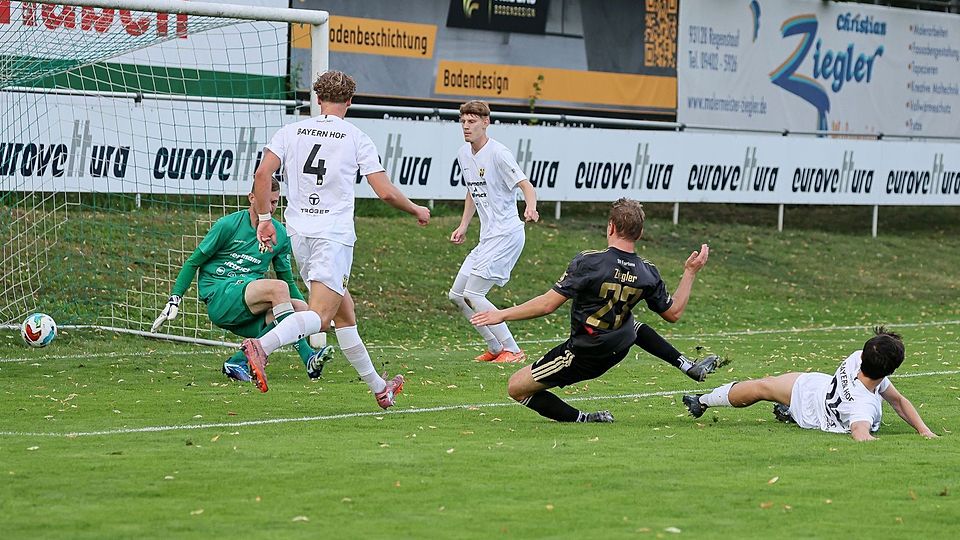 Viel geboten an der Isarstraße: Beim Duell Fortuna Regensburg gegen Bayern Hof fielen sechs Tore.