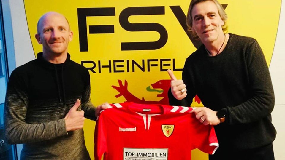 Michael Unterberg (links) wird neuer Co-Trainer von FSV-Reservecoach Nicola Boccardo. | Foto: FSV Rheinfelden