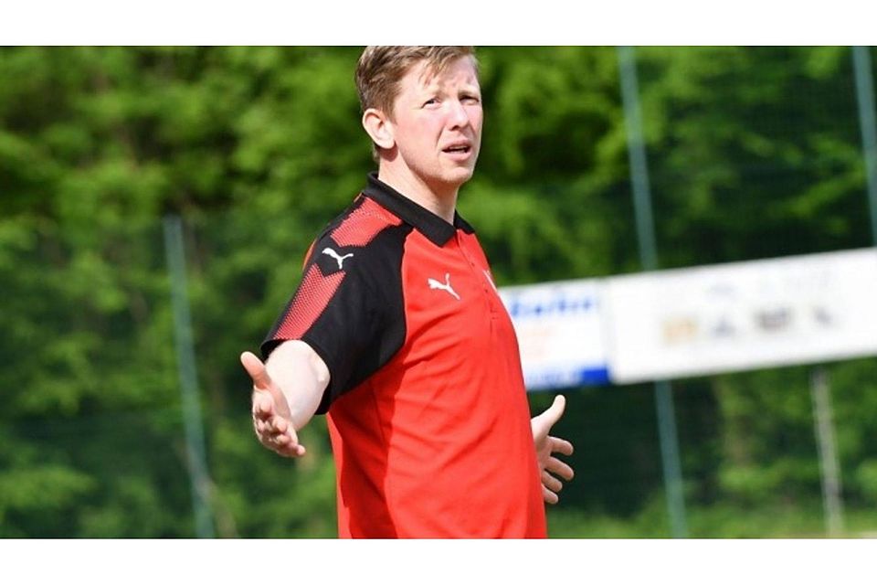 FSV-Trainer Marc Bach. F: Jochen Classen
