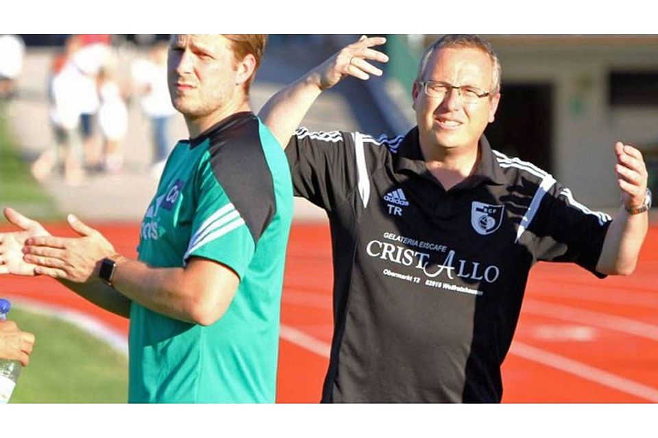 Enttäuscht und fassungslos: BCF-Coach Patrik Peltram (re., mit Co-Trainer Sebastian Pummer). F: Or