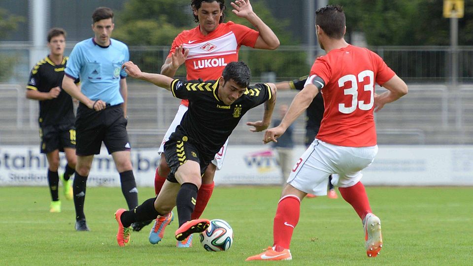 Es war ein recht enges Spiel zwischen Bröndby und Spartak, das am Ende zu Recht keinen Sieger fand. Foto: Mularczyk