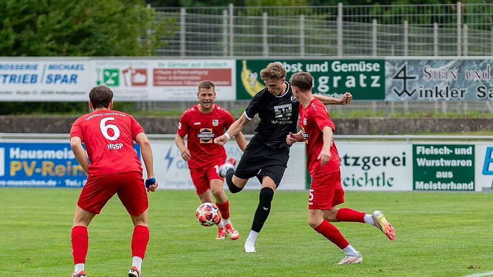 Neuzugang Emil Kierdorf (M.) markierte gegen den SBC seinen ersten Saisontreffer.