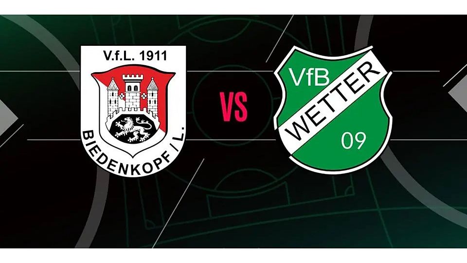 In der Fußball-Gruppenliga empfängt der VfL Biedenkopf am Sonntag (15 Uhr) den VfB Wetter zum Derby. Wir übertragen das Spiel live im Stream. © Grafik: VRM/M. Zink, I. Scherthan