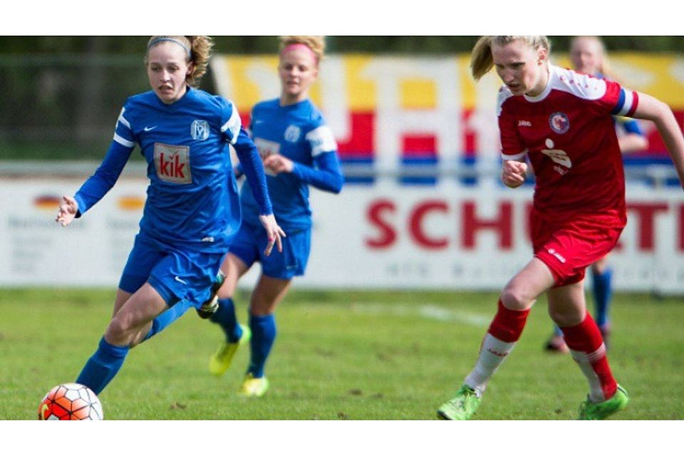 Der Einsatz stimmte. Dennoch verlor der SV Meppen mit Denise Franjkovic mit 1:3 gegen Turbine Potsdam II. Foto: Doris Leißing