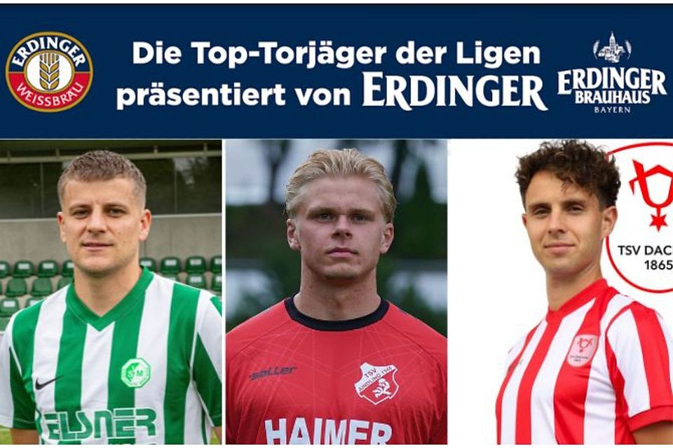 Haist (re.) und Graßl (li.) sind nur ein Tor von Völlmerk (Mi.) entfernt 
