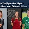 Lena Grabmeier (li.) erzielte gegen den TSV Theuern einen Dreierpack und ist im Torjägerrennen wieder ganz vorne mit dabei.