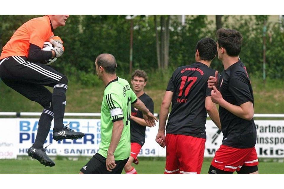 Unterpfaffenhofens Keeper war gegen den TSV West wenig gefordert. foto: weber