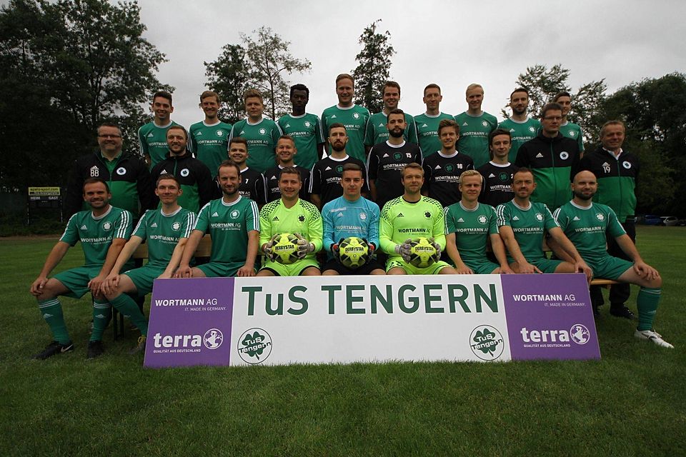 Mit diesem Kader geht der TuS Tengern II in die Bezirksliga-Saison