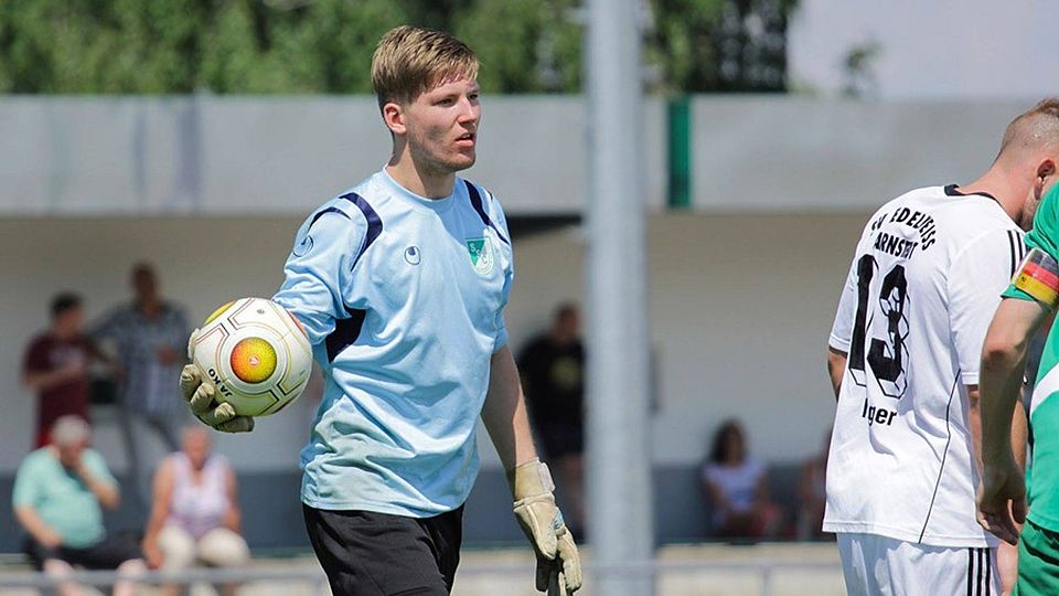 Keeper Lucas Schulz hütet in dieser Woche das Tor in der Elf des Spieltags   F: Schaap