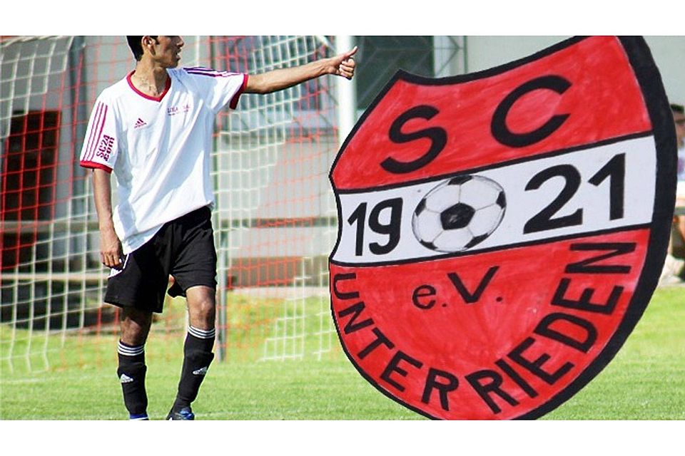 Seinen ersten Treffer in der neuen Saison hat Saeed Al Khalil bereits erzielt. Der 23-jährige Syrer spielt seit zwei Jahren beim SC Unterrieden und hatte mit seinen Toren maßgeblichen Anteil am Aufstieg des SCU in die A-Klasse.	  F.: Stefan Birkle