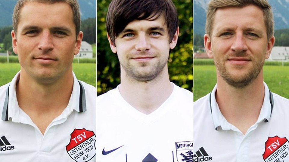 Die ersten Wertinger Neuzugänge (von links) sind fix: Moritz Hempel, Martin Winkler und Fabian Knötzinger.
