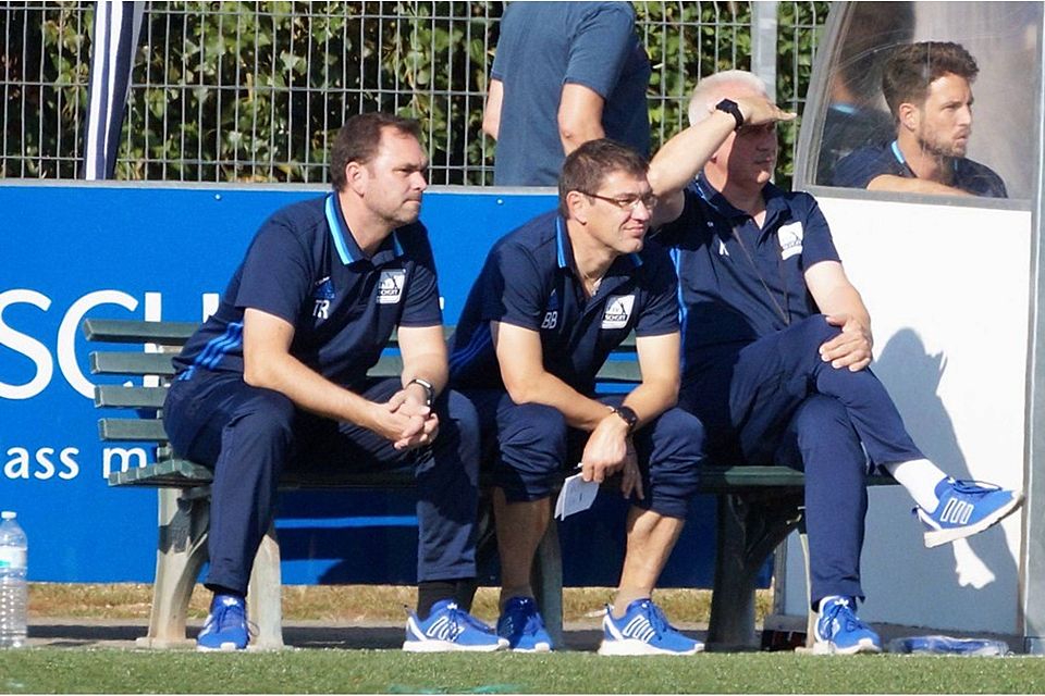 Drei Punkte für das TSV-Trainer-Trio Sascha Meeth, Bernd Bangel und Klaus Bauer - und die Tabellenspitze ist in Sichtweite. Archivfoto: Krabler