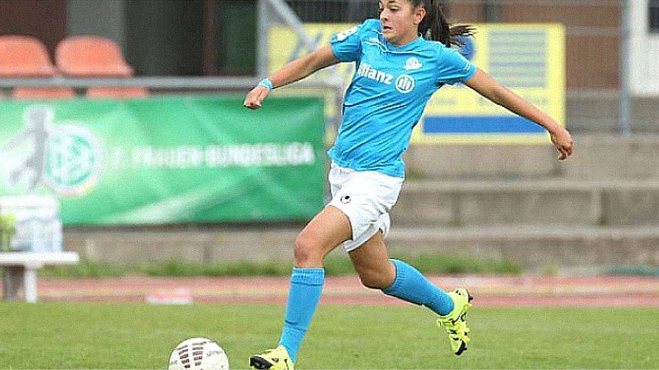 Athanasia Moraitou traf zum zwischenzeitlichen 2:0 für den VfL Sindelfingen Foto (Archiv): Eibner