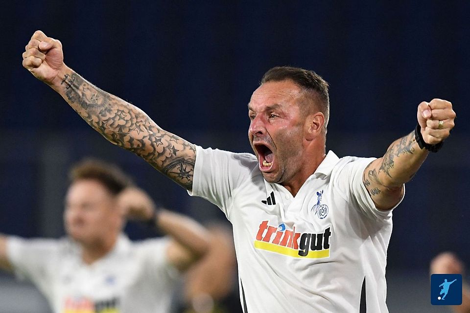 An alter Wirkungsstätte hatte MSV-Coach Diemtar Hirsch allen Grund zum Jubeln.