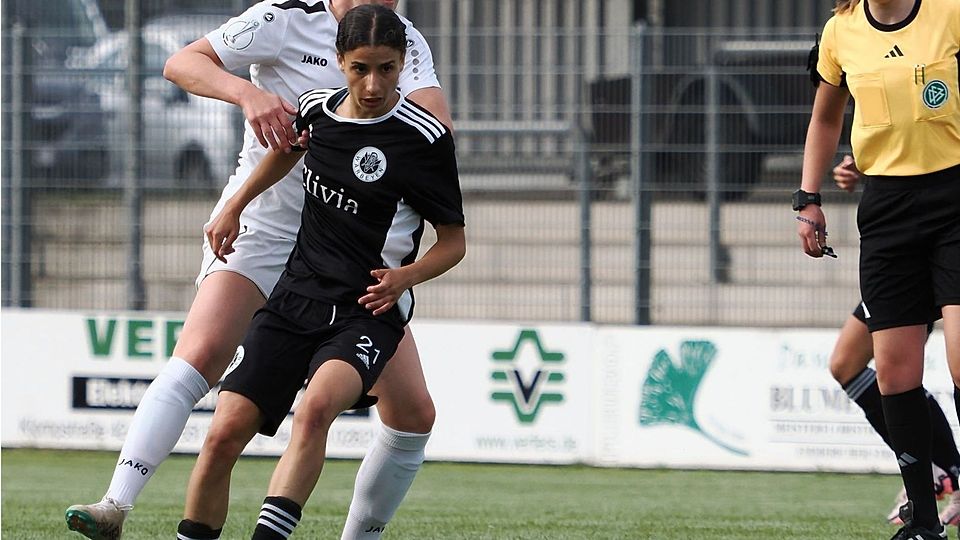 Narjiss Ahamad ist eine der Spielerinnen des VfR in der Elf der Woche.