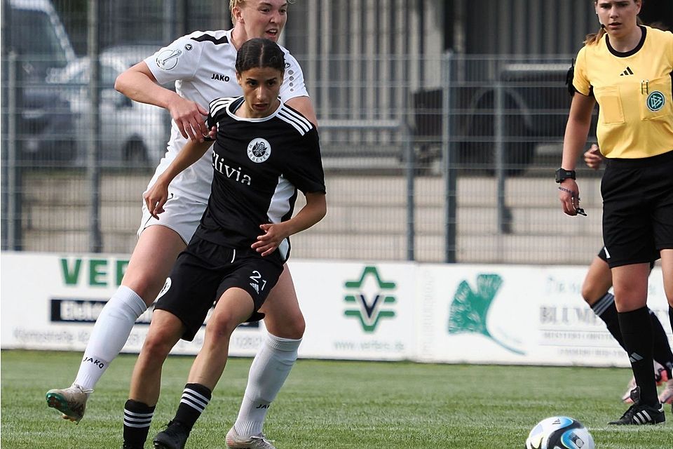 Narjiss Ahamad ist eine der Spielerinnen des VfR in der Elf der Woche.