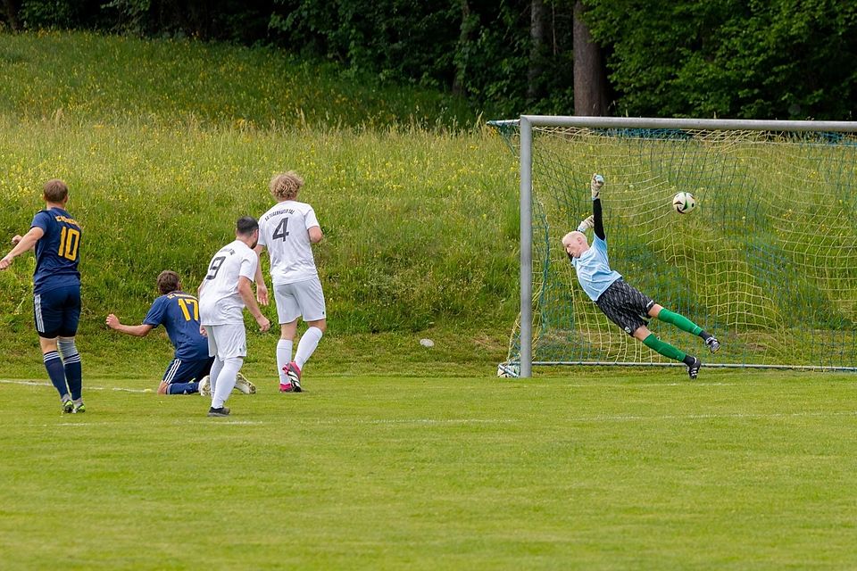 1:0 durch 10 Matthias Fichner im Tor SG  Maximilian Wirth-CS