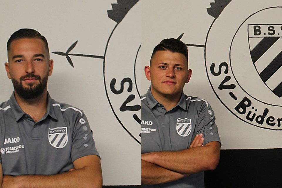 Joel Kaworsky (links) und Michael Pielniok coachen auch weiterhin den Büdericher SV.