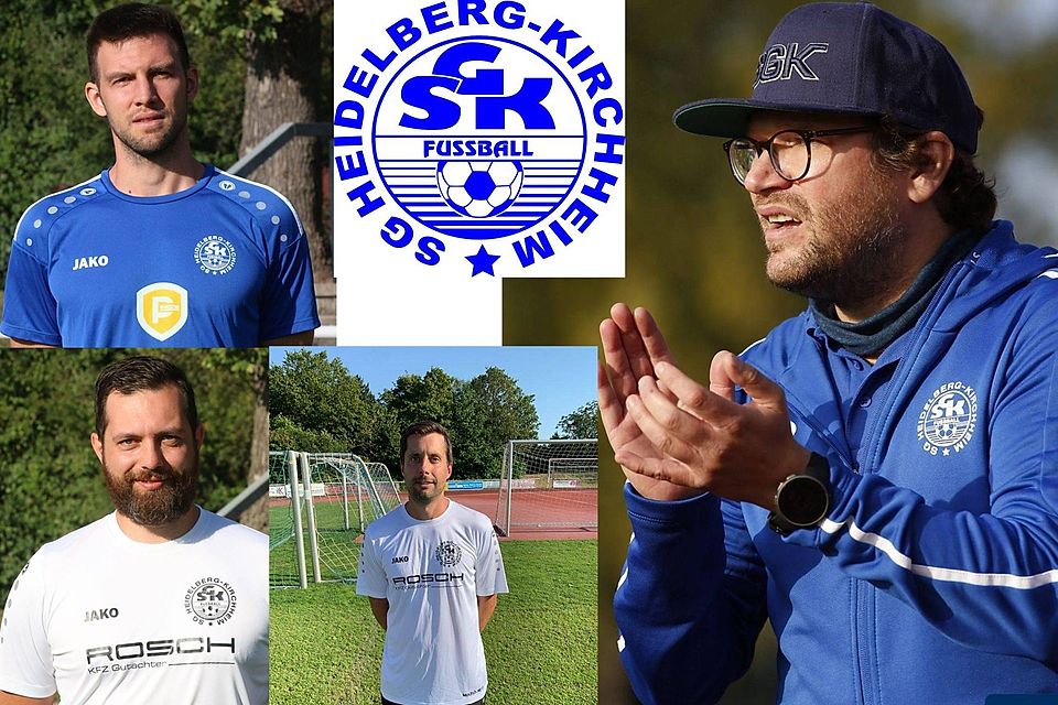 Manuel Wengert (r.), Jonas Rehm (o.l.), Simon Arnold (u.l.) und Steffen Wagner bleiben der SG HD-Kirchheim erhalten.