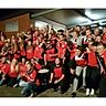 Drei Herzlaker Mannschaften feiern ihren Aufstieg. Große Party im Hasetalstadion. Fotos: VfL Herzlake.