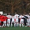 Dodesheide jubelt über ein 2:0 Sieg zum Hinrundenabschluss.