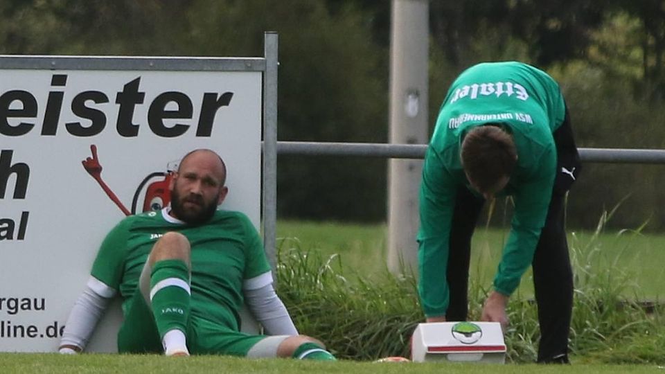 Bitter für den WSV: Keeper Marco Diroma verletzte sich an der Wade und fällt womöglich länger aus. Foto. Kögl