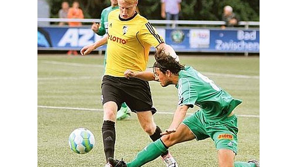 Vollen Einsatz wie im Heimspiel gegen Göttingen wollen Simon Brüning (rechts) und der VfL Oldenburg auch AndrÃ© van Elten