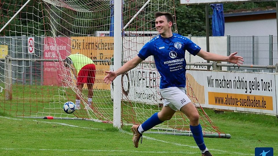 Lukas Fehrenbach von der SG Simonswald/Obersimonswald holte seine Mannschaft mit zwei feinen Einzelleistungen und Toren ins Spiel zurück.