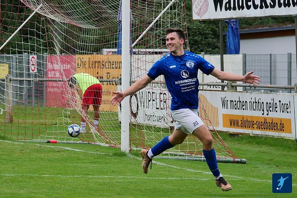 Lukas Fehrenbach von der SG Simonswald/Obersimonswald holte seine Mannschaft mit zwei feinen Einzelleistungen und Toren ins Spiel zurück.