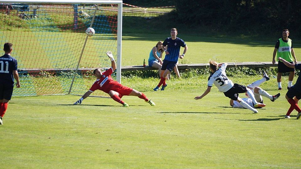Der MFV ist noch ungeschlagen, fing sich aber bisher im Schnitt pro Spiel zwei Gegentreffer. F: Galm