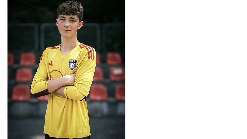 Keeper Clemens Anton Rott rettete seinem SV Scheidt mit guten Paraden den knappen Sieg.