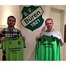 Valon Mahalla (l.) und Maxim Bese (r.) tragen ab der kommenden Saison wieder grün. Foto: SV Büren