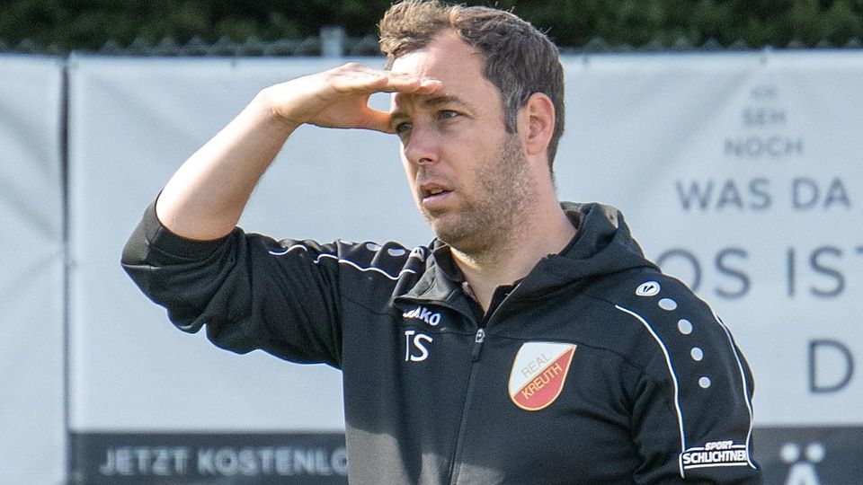 Trainer Tobias Schnitzenbaumer startet mit Real Kreuth nächste Woche in die Kreisliga-Saison.