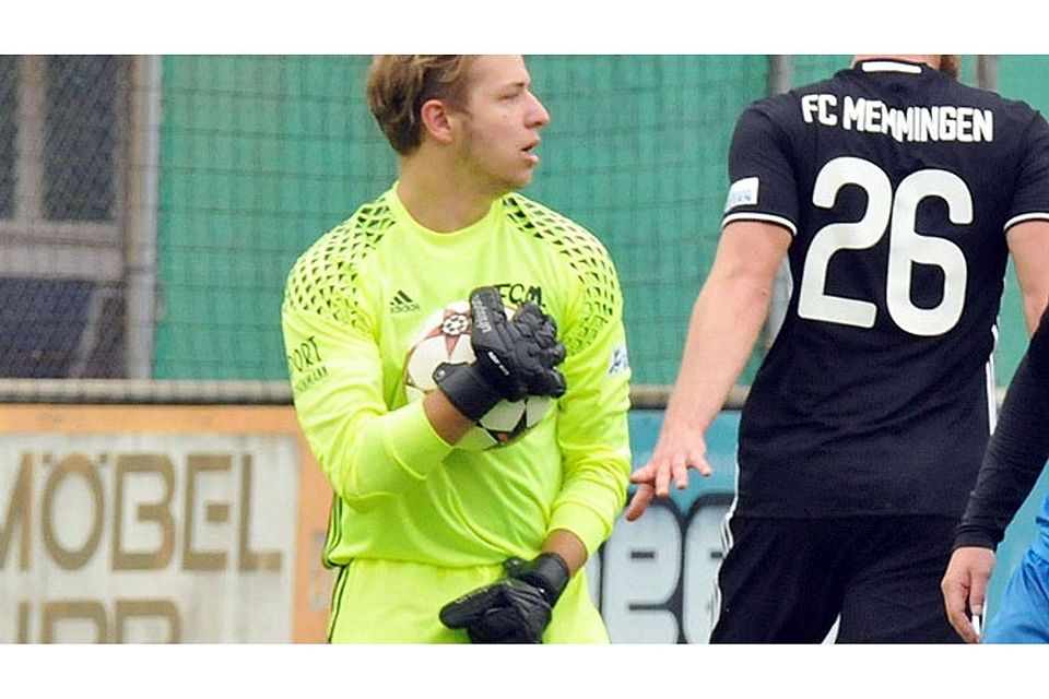 An Fabio Zeche lag es nicht, dass der FC Memmingen das Pokalfinale verpasste.   F.: Walter Brugger