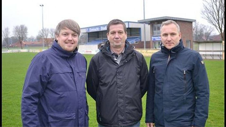 Niko Wohlgemuth, Frank Baier und Carsten Düweling. F: Eintracht Neuenkirchen