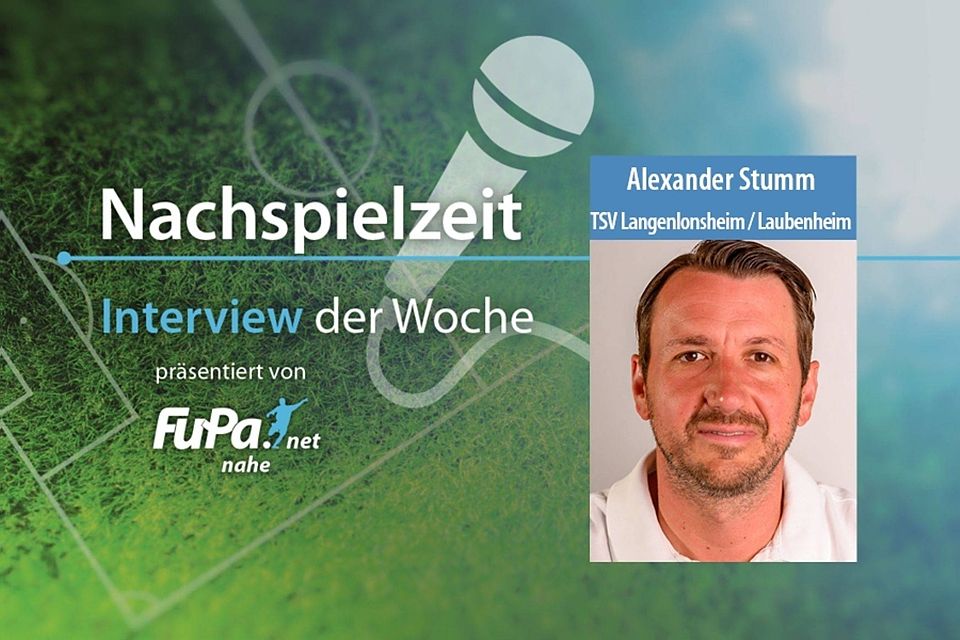 Alexander Stumm, Trainer des TSV Langenlonsheim/Laubenheim, ist selbst überrascht vom Höhenflug seines Teams.