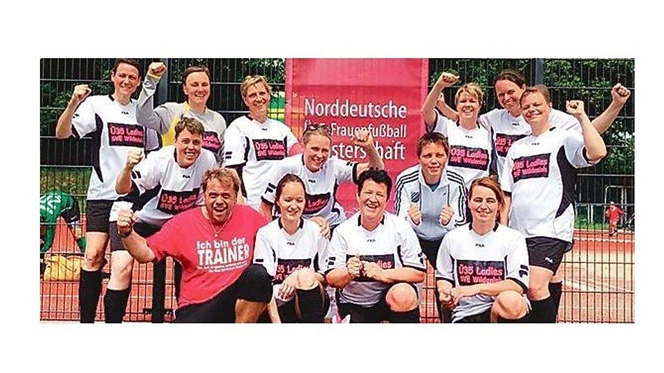 Freuten sich über den fünften Platz bei den Norddeutschen Meisterschaften: Die Wildenloherinnen. Verein
