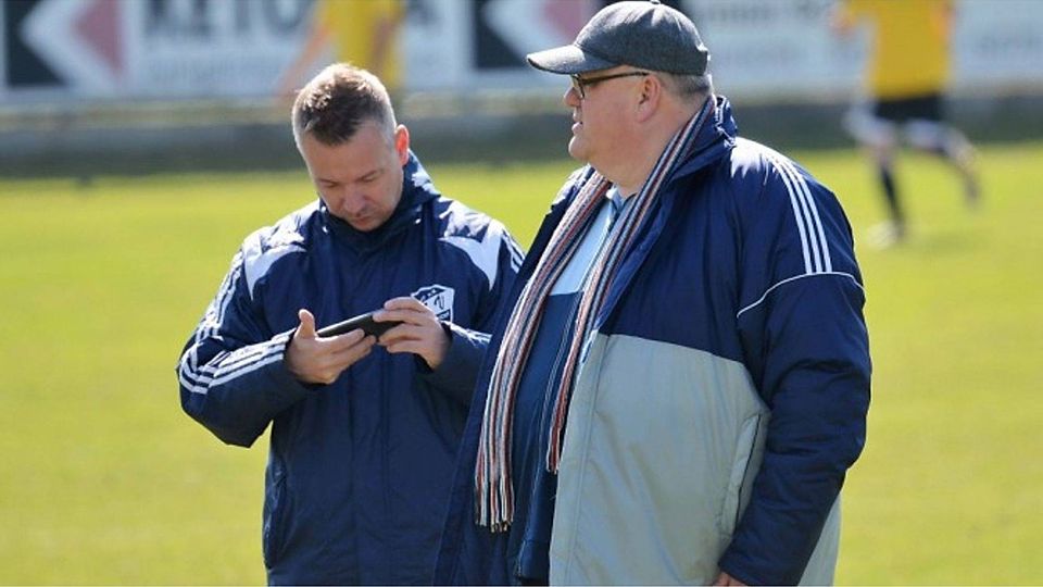 Teammanager Markus Hofbauer (li.) und Coach Rüdiger Fuhrmann haben einen schlagkräftigen Kader zusammengebastelt F: Nachtigall